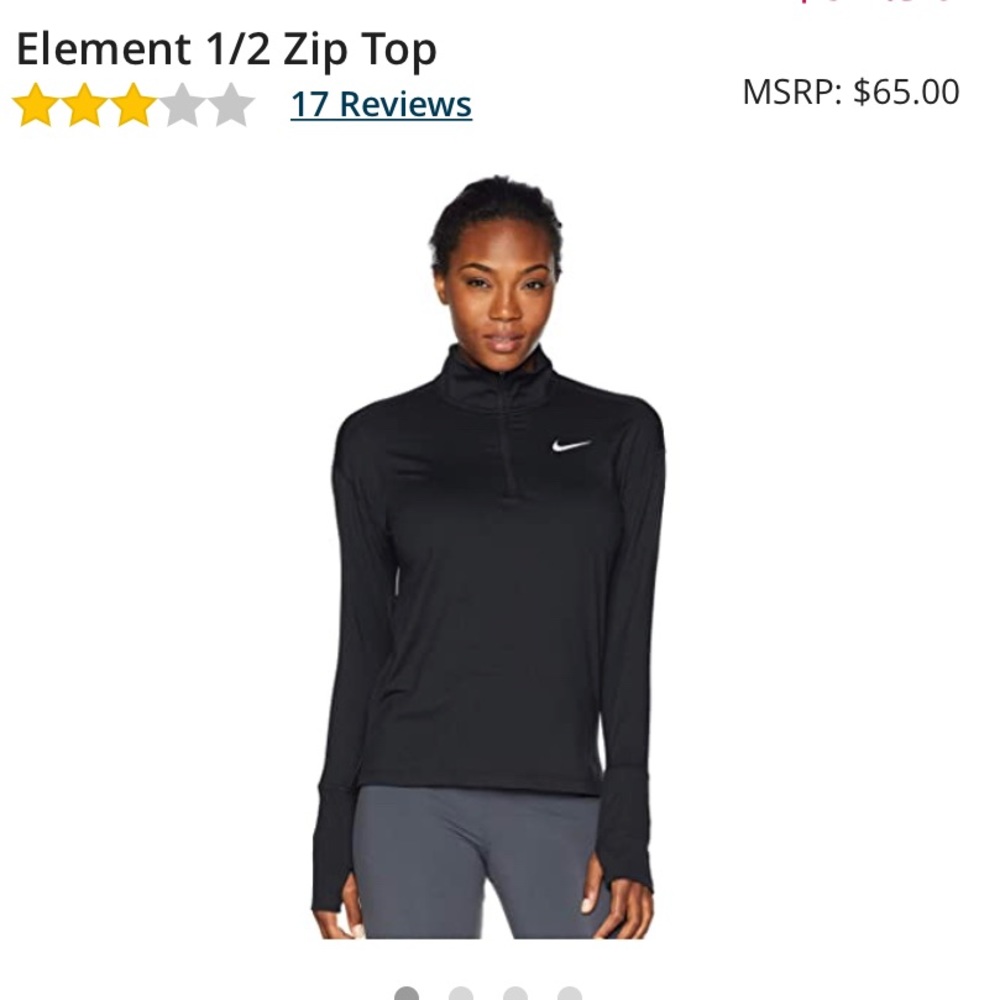 Nike Dri Fit Running Pullover🌼